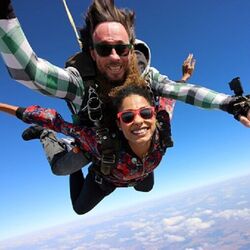 <p>Skydiving</p>