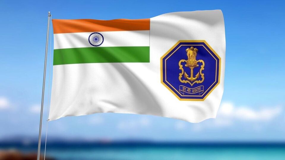 Indian Navy New Flag 