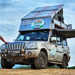 <p>Mahindra Scorpio Motorhome</p>