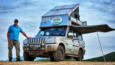 <p>Mahindra Scorpio Motorhome</p>