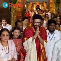<p>శ్రీవారి సన్నిధిలో అభిషేక్ బచ్చన్</p>