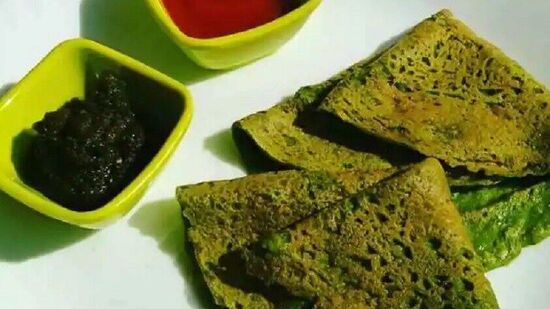 Spinach Oats Attu Recipe