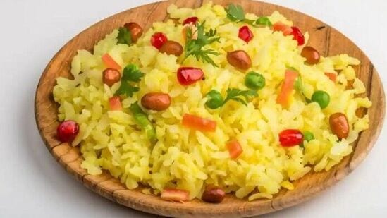 Pomegranate Poha Recipe