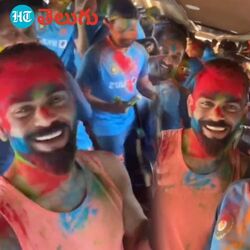 Team India Cricketers holi