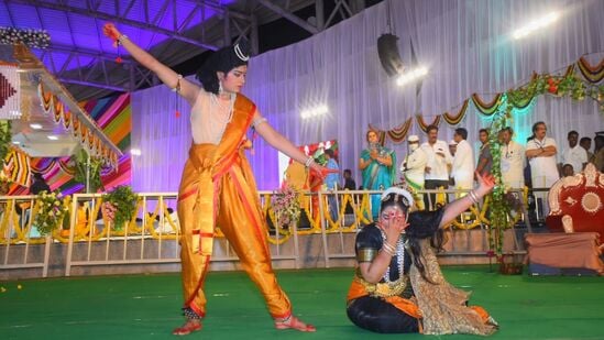 కల్యాణోత్సవాల్లో భాగంగా సీతాకల్యాణ రూపకం ప్రదర్శన