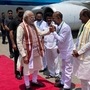 <p>రాష్ట్రానికి వచ్చిన మోదీకి బీజేపీ రాష్ట్ర అధ్యక్షుడు బండి సంజయ్ స్వాగతం పలికారు. ఇక మోదీ పర్యటన &nbsp;నేపథ్యంలో రాష్ట్రంలో రాజకీయ కాక మొదలైంది. కాంగ్రెస్, బీఆర్ఎస్ తో పాటు పలు ప్రజా సంఘాల నేతలను పోలీసులు ముందస్తుగా అరెస్ట్ చేశారు.</p>