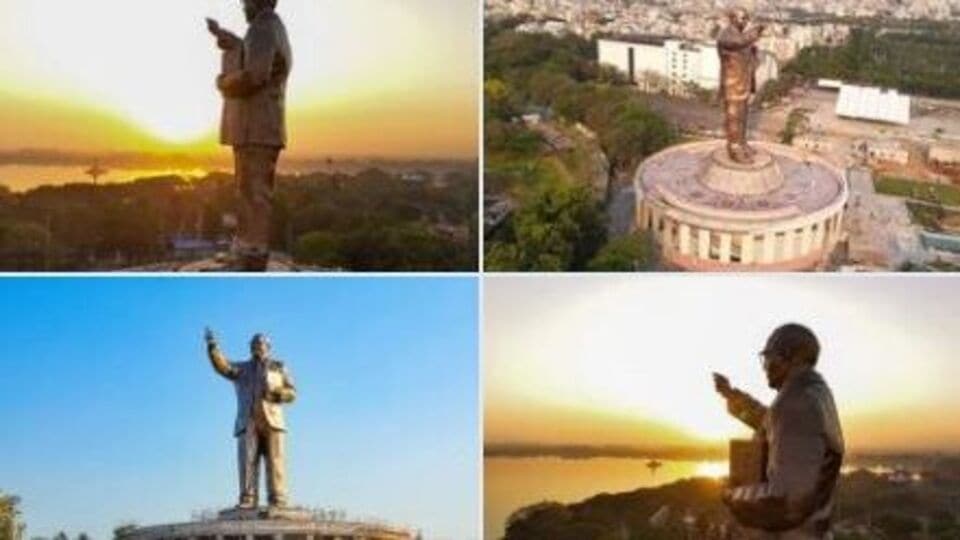 125 Feet Ambedkar Statue : అంబేడ్కర్ ఆశయాలను KCR ముందుకు ...