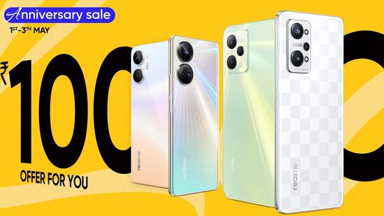 Realme 5th Anniversary Sale: రియల్‍మీ మొబైళ్లు, స్మార్ట్ టీవీలపై ఆఫర్లు (Photo: Realme)