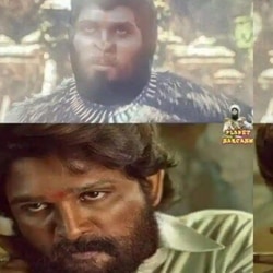 <p>పుష్పరాజ్ పాత్రలో నటించిన అల్లు అర్జున్‌ను కూడా ఆదిపురుష్ మీమ్స్ కోసం వాడుకున్నారు. వానర గెటప్ అలానే ఉందని ట్రోల్స్ చేస్తున్నారు.</p>