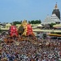 <p>ఒడిశాలోని పురిలో జరుగుతున్న జగన్నాథుని రథయాత్రకు మంగళవారం తరలివచ్చిన భక్త జనం</p>