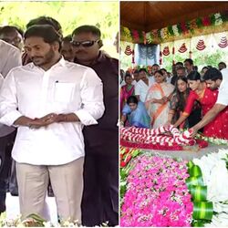 <p>ప్రతి సంవత్సరం జగన్, షర్మిల కలిసే ఇడుపులపాయలో వైఎస్ ఘాట్ వద్ద వైఎస్ఆర్ జయంతి కార్యక్రమంలో పాల్గొనేవారు. ఈసారి మాత్రం ఎవరికివారు వేర్వేరు సమయాల్లో వచ్చి నివాళులర్పించారు. &nbsp;</p>