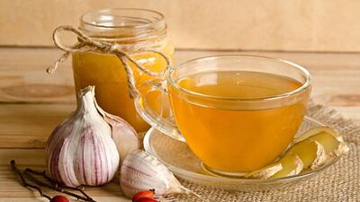 Garlic tea for weight loss