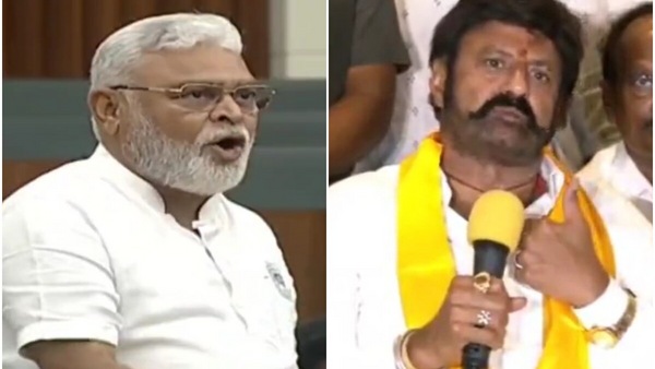 Balakrishna Vs Ambati Rambabu : మీసం మెలితిప్పి బాలయ్య సవాల్, సినిమాల్లో తిప్పుకోండని అంబటి కౌంటర్