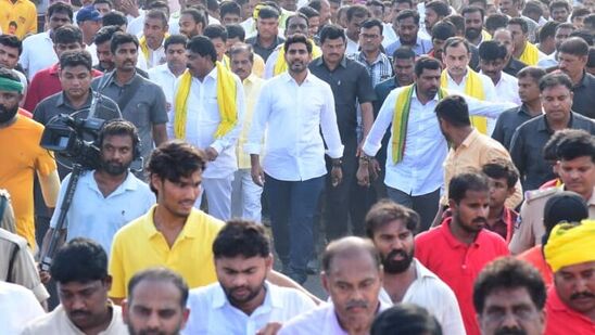 పాదయాత్రకు సిద్ధమవుతున్న నారా లోకేష్