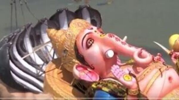 Khairatabad Ganesh Nimajjanam : గంగమ్మ ఒడికి చేరిన ఖైరతాబాద్ మహా గణపతి