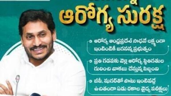 Jagananna Arogya Suraksha : ప్రతి ఒక్కరికి ఉచితంగా ఆరోగ్య పరీక్షలు - ‘ఆరోగ్య సురక్ష’ ప్రారంభించిన సీఎం జగన్‌
