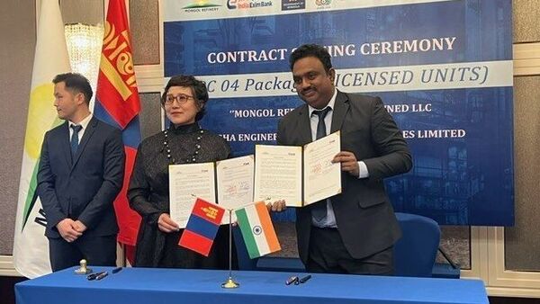 Megha Engineering : 'మేఘా' చేతికి మంగోలియా ఆయిల్‌ రిఫైనరీ ప్రాజెక్ట్‌ - ఒప్పందాలపై సంతకాలు