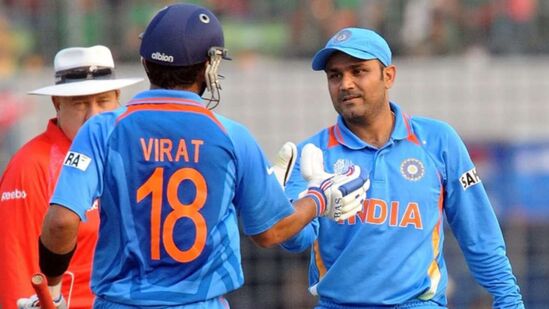 ICC Cricket World Cup 2023: చివరిసారి 2011 వరల్డ్ కప్ లో ఇలా తొలి మ్యాచ్ లోనే ఇద్దరు బ్యాటర్లు సెంచరీలు చేశారు. ఆ తర్వాత ఆ టీమే వరల్డ్ కప్ గెలిచింది. ఆ టీమ్ మరేదో కాదు ఇండియానే. ఆ బ్యాటర్లు సెహ్వాగ్, విరాట్ కోహ్లి. బంగ్లాదేశ్ తో జరిగిన ఆ మ్యాచ్ లో సెహ్వాగ్ 175, కోహ్లి 100 రన్స్ చేశారు.