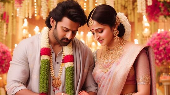 Prabhas Anushka Marriage: ప్రభాస్, అనుష్క.. సిల్వర్ స్క్రీన్ పై చూడచక్కని జంట. వీళ్లు నిజ జీవితంలోనూ ఒక్కటిగా కలిసుండాలని అభిమానులు ఎన్నాళ్లుగానో కోరుకుంటున్నారు. వాళ్ల కలలను ఈ ఫొటోలు నిజం చేస్తున్నాయి.