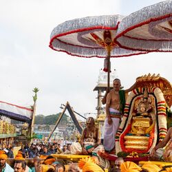 <p>తిరుమల శ్రీ వేంకటేశ్వరస్వామి వారి నవరాత్రి బ్రహ్మోత్సవాలు వైభవంగా కొనసాగుతున్నాయి.</p>