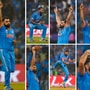 Mohammed Shami Records: టీమిండియా స్టార్ పేస్ బౌలర్ మహ్మద్ షమి వరల్డ్ కప్ సెమీఫైనల్లో 7 వికెట్లు తీసి సంచలనం సృష్టించాడు. ఈ ప్రదర్శనతో అతడు పలు వరల్డ్ కప్ రికార్డులను బ్రేక్ చేశాడు. అందులో మొదటిది.. వన్డే వరల్డ్ కప్ లో 50 వికెట్లు తీసిన తొలి ఇండియన్ బౌలర్ గా నిలవడం. మెక్గ్రాత్, మురళీధరన్, మిచెల్ స్టార్క్, మలింగా, వసీం అక్రమ్, ట్రెంట్ బౌల్ట్ తర్వాత ఈ ఘనత సాధించిన ఏడో బౌలర్. <p>Mohammed Shami Records: టీమిండియా స్టార్ పేస్ బౌలర్ మహ్మద్ షమి వరల్డ్ కప్ సెమీఫైనల్లో 7 వికెట్లు తీసి సంచలనం సృష్టించాడు. ఈ ప్రదర్శనతో అతడు పలు వరల్డ్ కప్ రికార్డులను బ్రేక్ చేశాడు. అందులో మొదటిది.. వన్డే వరల్డ్ కప్ లో 50 వికెట్లు తీసిన తొలి ఇండియన్ బౌలర్ గా నిలవడం. మెక్గ్రాత్, మురళీధరన్, మిచెల్ స్టార్క్, మలింగా, వసీం అక్రమ్, ట్రెంట్ బౌల్ట్ తర్వాత ఈ ఘనత సాధించిన ఏడో బౌలర్.</p>