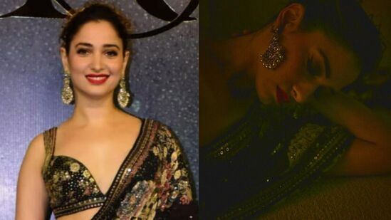 Tamannah Hot Saree Photos: సింపుల్ గా మూడు గులాబీల ఎమోజీలే క్యాప్షన్ గా తమన్నా ఈ ఫొటోను ఇన్‌స్టాగ్రామ్ లో షేర్ చేసింది. ఈ ఫొటోలను చూసి ఫిదా అవుతున్న ఫ్యాన్స్.. హార్ట్ ఎమోజీలతో రిప్లై ఇస్తున్నారు.
