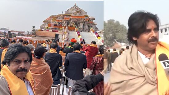అయోధ్య రామమందిర ప్రారంభోత్సవానికి టాలీవుడ్ పవర్ స్టార్ పవన్ కల్యాణ్ హాజరయ్యారు. నేడు (జనవరి 22) జరిగిన బాలరాముడి ప్రాణప్రతిష్ఠ అపూర్వ ఘట్టంలో భాగమయ్యారు. రామమందిరం ముందు సెల్ఫీ దిగిన ఫొటోను ఆయన సోషల్ మీడియాలో పోస్ట్ చేశారు. &nbsp;