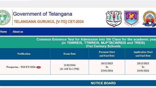 గురుకుల సెట్ హాల్ టికెట్లు విడుదల