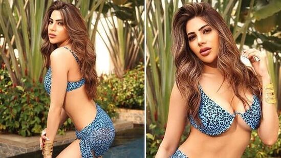 బిగ్ బాస్ బ్యూటి నిక్కీ తంబోలి తరచుగా సోషల్ మీడియాలో తన హాట్ లుక్‌లతో అభిమానుల గుండె వేగాన్ని పెంచుతుంటుంది. తాజాగా బ్లూ కలర్ బికినీలో మరోసారి నెట్టింట్లో నిప్పు రాజేసింది నిక్కీ తంబోలి.&nbsp;&nbsp;