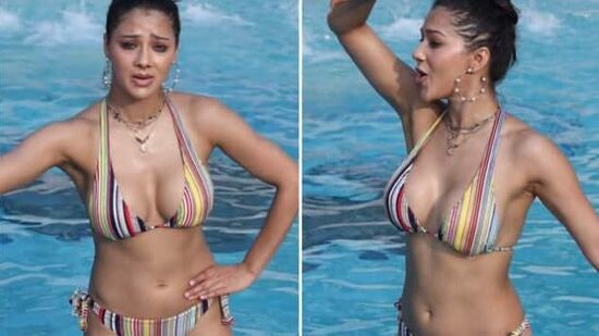 ఎప్పటిలాగే భోజ్‌పురి హాటీ నమ్రత మల్లా తన నృత్య కదలికలతో మరోసారి తన అభిమానుల హృదయ స్పందనను పెంచింది. ఈ వీడియోలో నమ్రత మల్లా వాటర్ పూల్ లోపల డ్యాన్స్ చేస్తూ కనిపించింది,&nbsp;&nbsp;