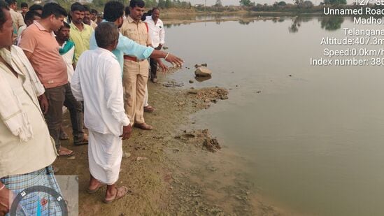 బాలలు చెరువులో మునిగిపోయిన ప్రాంతం