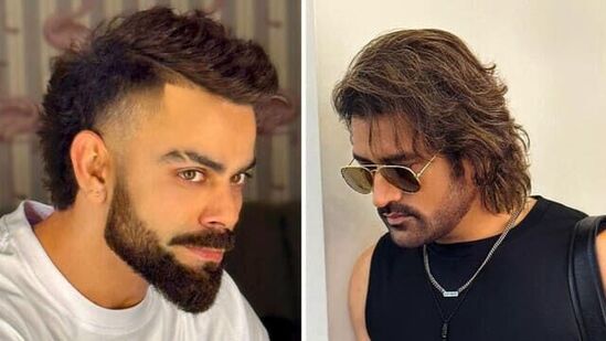 Dhoni vs Kohli Hair style: ఐపీఎల్ 2024 ప్రారంభానికి ముందు ధోనీ, కోహ్లి అభిమానుల మధ్య ఓ వింత వార్ నడుస్తోంది. ఈ కొత్త సీజన్ కు ముందు ఈ ఇద్దరు సూపర్ స్టార్ క్రికెటర్ల కొత్త హెయిర్ స్టైల్స్ తో బరిలోకి దిగుతుండటంతో తమ క్రికెటర్ స్టైల్ బాగుందంటే తమ క్రికెటర్ ది బాగుందంటూ వాదించుకుంటున్నారు.