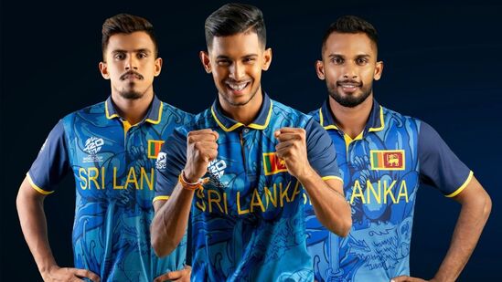 T20 World Cup 2024 Jerseys: శ్రీలంక టీ20 వరల్డ్ కప్ జెర్సీలోనూ పెద్దగా మార్పులు లేవు. డార్క్ బ్లూ కలర్ జెర్సీపై ఎల్లో స్ట్రైప్స్ తో ఈ జెర్సీ ఉంది.
