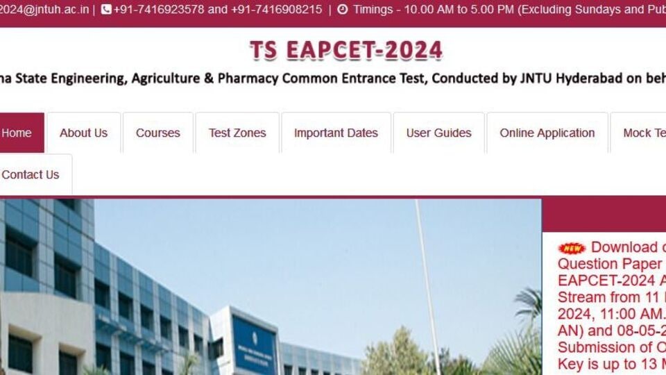 TS EAPCET 2024 Results Updates : తెలంగాణ ఈఏపీసెట్‌ ఫలితాలు విడుదల - సత్తా చాటిన ఏపీ విద్యార్థులు