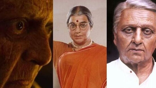 కమల్ హాసన్ తన అద్భుతమైన నటనతో పాటు సినిమాల్లో విభిన్న గెటప్స్ వేసి ఆశ్చర్యపరిచాడు. అందుకే ఆయన్ను లోకనాయకుడు అని పొగుడుతుంటారు. అయితే, భారతీయుడు నుంచి ప్రభాస్ కల్కి 2898 ఏడీ వరకు కమల్ హాసన్ వేసిన కొన్ని గెటప్స్ చూద్దాం.&nbsp;&nbsp;