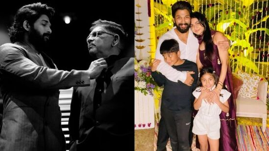 Father's Day 2024: అల్లు అర్జున్ తన తండ్రి అల్లు అరవింద్, తన భార్యా పిల్లలతో ఉన్న ఫొటోలను షేర్ చేశాడు. "ప్రపంచంలోని ప్రతి తండ్రికి హ్యాపీ ఫాదర్స్ డే" అని అతడు అన్నాడు. బెస్ట్ డ్యాడ్స్ కి హ్యాపీ ఫాదర్స్ డే అని అటు అర్జున్ భార్య స్నేహ రాసింది.