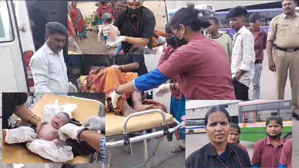 బస్టాండ్‌లో వలస కూలీ డెలివరీ, స్థానిక కార్మికుల సాయంతో పండంటి బిడ్డకు జన్మనిచ్చిన తల్లి