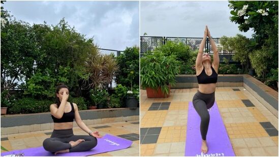 International Yoga Day: బాలీవుడ్ నటి సోహా అలీ ఖాన్, ఆమె భర్త కునాల్ ఖేము కూడా యోగా దినోత్సవం నాడు యోగా చేశారు. సోహా తన ఫొటోలను షేర్ చేసుకుంది.