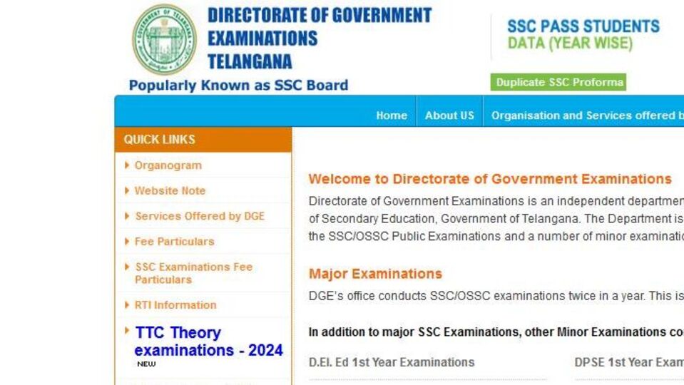 TG SSC Supplementary Results 2024 నేడు పదో తరగతి సప్లిమెంటరీ ఫలితాలు