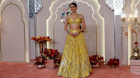 ముంబైలో అనంత్ అంబానీ, రాధిక మర్చంట్ వివాహానికి హాజరైన బాలీవుడ్ హీరోయిన్ అనన్య పాండే