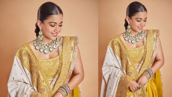 రష్మిక రెయిన్ బో అనే మరో చిత్రంలో కూడా నటిస్తోంది. శాంతరుబన్ దర్శకత్వం వహించిన ఈ చిత్రంలో రష్మిక సరసన దేవ్ మోహన్ హీరోగా చేస్తున్నాడు. ఇదిలా ఉంటే యెల్లో కలర్ డ్రెస్సులో రష్మిక మందన్నా మెరిసిపోతున్న లేటెస్ట్ పిక్స్ వైరల్ అవుతున్నాయి. &nbsp;