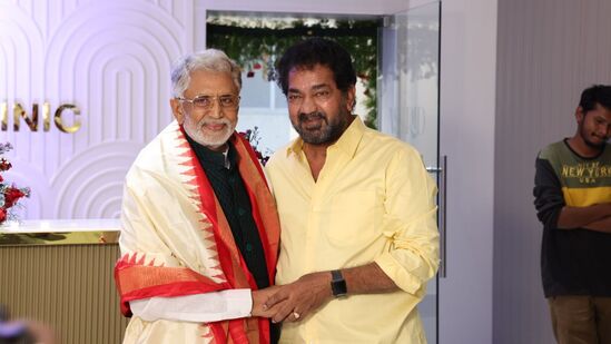 నటుడు భాస్కర్ రావుతో మురళి మోహన్
