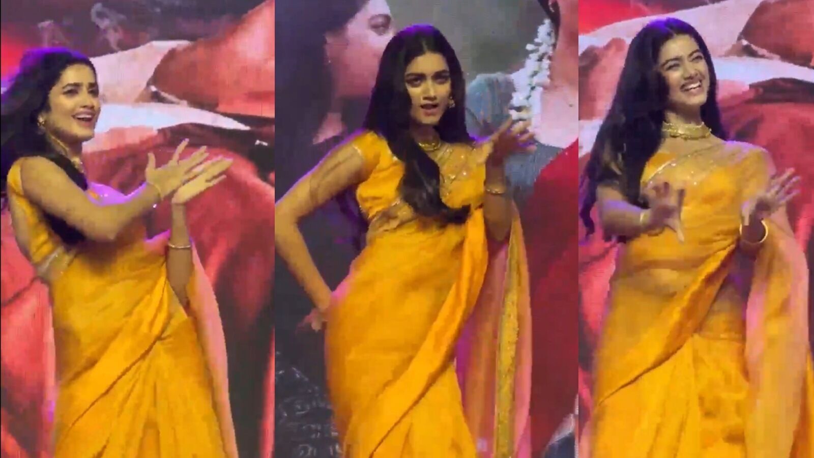 Bhagyashri Borse: స్టేజ్‍పై మాస్ డ్యాన్స్ చేసిన హీరోయిన్ భాగ్యశ్రీ.. వైరల్ అవుతున్న వీడియోలు: చూసేయండి