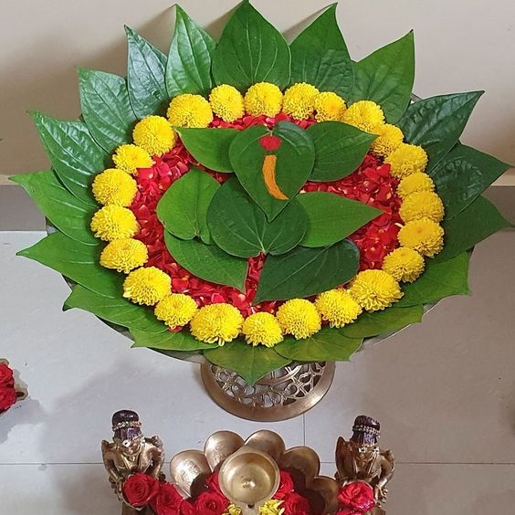 తమలపాకులతో అలంకరణ