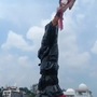 తెలంగాణ సచివాలయం ముందు రాజీవ్ గాంధీ విగ్రహం