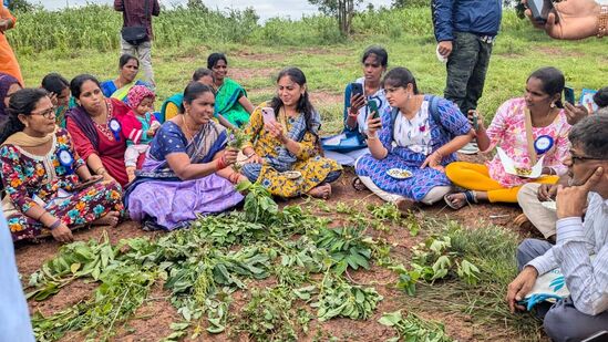 అక్కడికి వచ్చిన సందర్శకులు, నిపుణులు రైతులతో మాట్లాడి వాటి ఆకుకూరల ఉపయోగాలను తెలుసుకున్నారు.&nbsp;