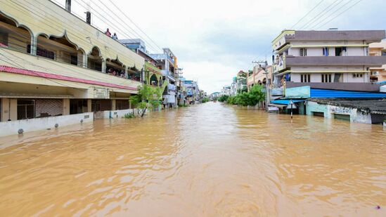 విజయవాడలో వరద ప్రభావిత ప్రాంతాలు