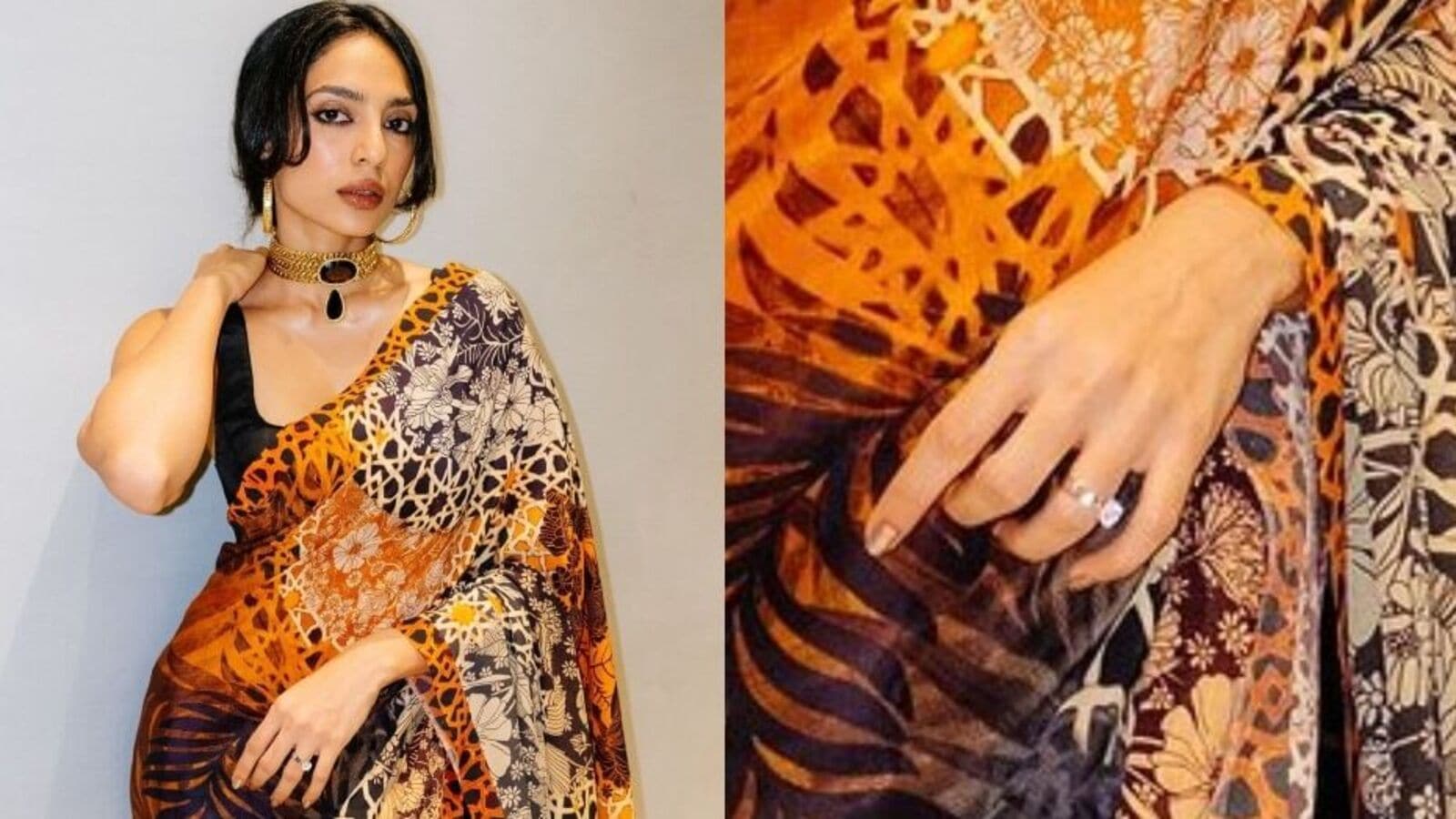 Sobhita Dhulipala: నాగ చైతన్య తొడిగిన ఎంగేజ్‌మెంట్ రింగ్‌‌‌తో తొలిసారి బయటికి వచ్చిన శోభిత
