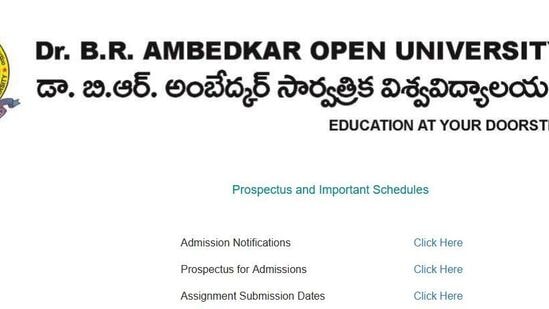 అంబేడ్కర్ ఓపెన్ వర్శిటీ దరఖాస్తుల గడువు పొడిగింపు