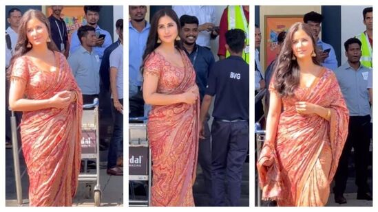 Celebrities Fashion: కత్రినా కైఫ్ కూడా తరుణ్ తహిలియానీ చీరలోనే ఎయిర్ పోర్టులో కనిపించింది. సింపుల్ గా అయినా స్టన్నింగ్ లుక్ లో కత్రినా మురిపించింది.